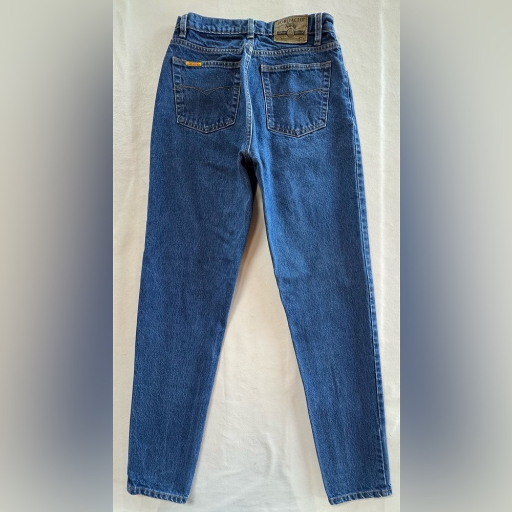 W27/28 L32 Jordache Vintage Classic Slimming Fit High Rise Tapered Leg Jeans - Picture 5 of 17